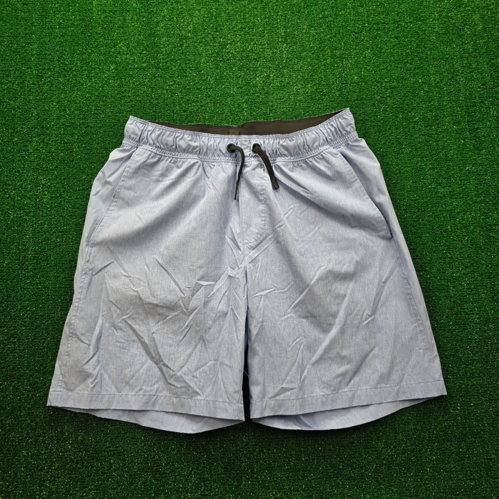 Zella Pyrite Athletic Lightweight Performance Shorts Mens Medium Blue Gym Active